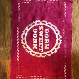 Pink Dorm Sweet Dorm Rug
